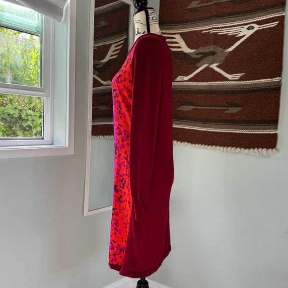 Paul Smith Wool Blend Floral Sweater Dress - Picture 2 of 7